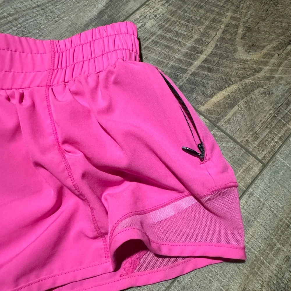 Women's Pink Athletic Shorts - Picture 3 of 3